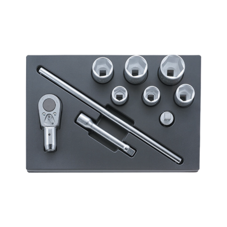 STAHLWILLE Tool 3/3 Tray System with Screwdriver Sockets (10 un.)