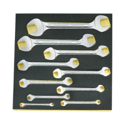 STAHLWILLE TCS 2/3 Tray System with Double Open Ended Spanners nº 10 (10 un.)