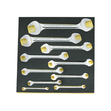 STAHLWILLE TCS 2/3 Tray System with Double Open Ended Spanners nº 10 (10 un.)