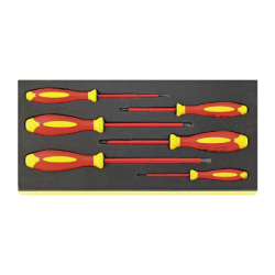 STAHLWILLE TCS 1/3 Tray System with VDE Screwdrivers