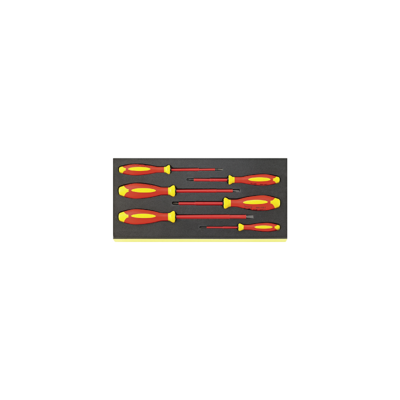 STAHLWILLE TCS 1/3 Tray System with VDE Screwdrivers