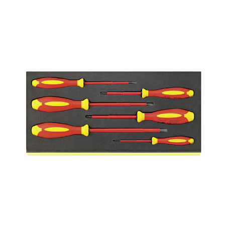 STAHLWILLE TCS 1/3 Tray System with VDE Screwdrivers