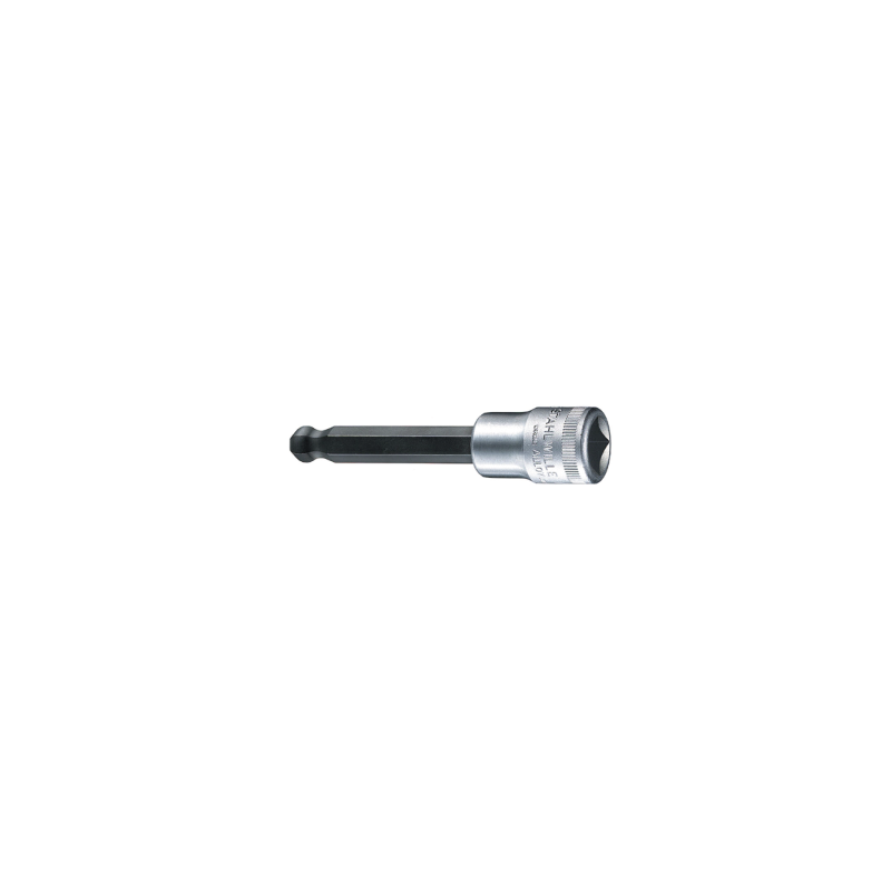 STAHLWILLE 1/2' INHEX Socket with Head Screw, Hexagon, with Ball Point nº 54KK 7 mm