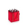 Saco para Garrafas Vermelho Riscas - Bottlebag