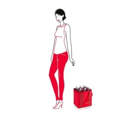 Saco para Garrafas Vermelho Riscas - Bottlebag