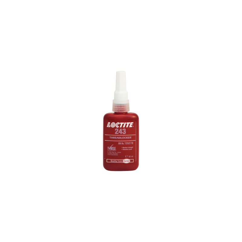 LOCTITE 243 Medium Strength Blue Threadlocker LOCTITE 243 Medium Strength Blue Threadlocker
