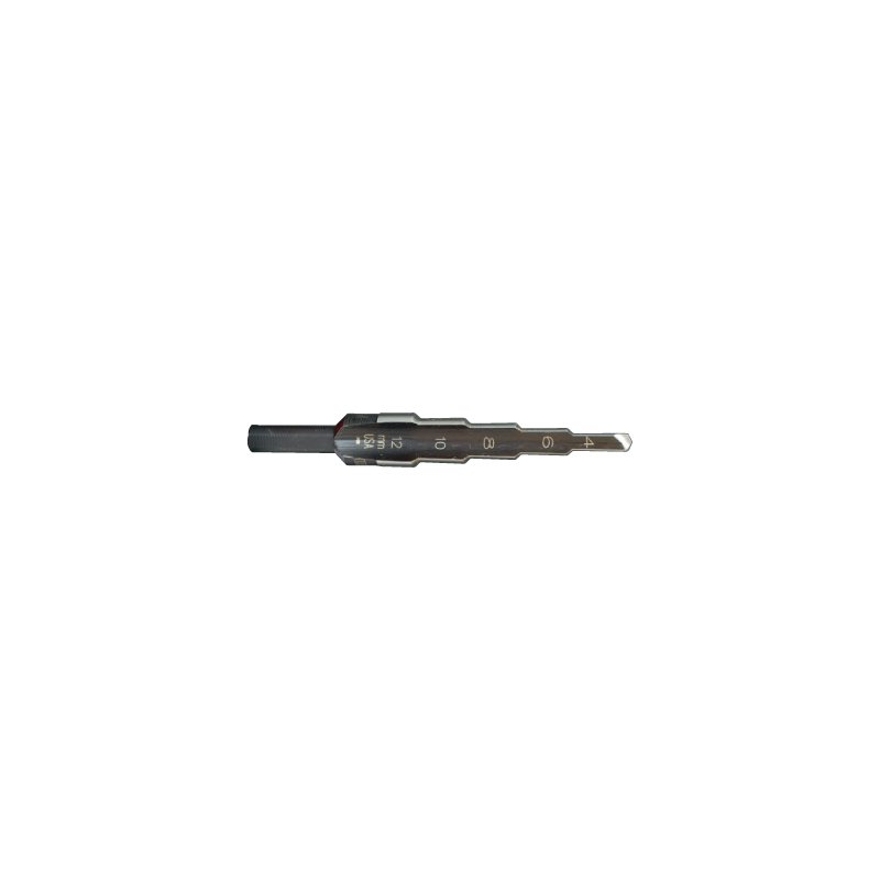 IRWIN Stepped Conical Bit 2M with 5 Holes (4 mm - 12 mm), increase every 2 mm