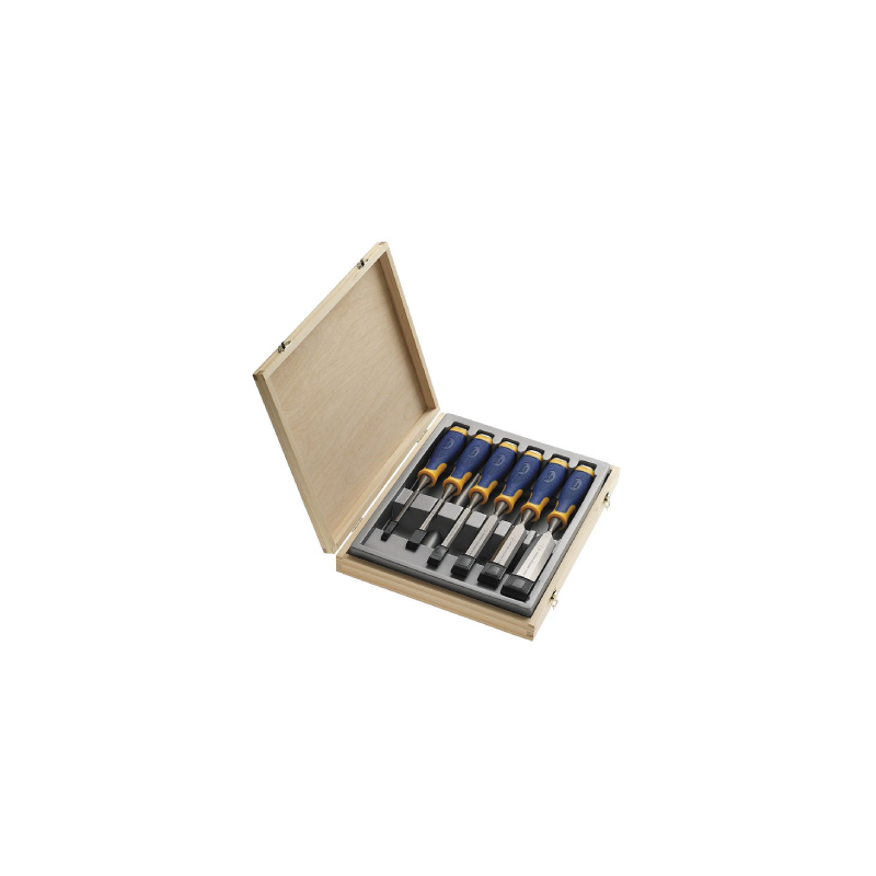 IRWIN KIT 6 Chisels Wooden Box MS750