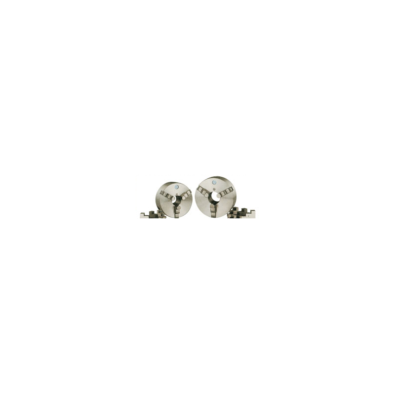 BELFLEX Self-Centering 3 Jaw Chuck with 2 Inner and Out Sets Ø 200 mm 65 mm