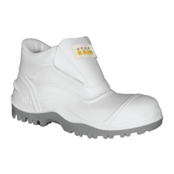 Botas em Poliéster e PVC S4 Aço SRA nº 39 Branca CHEMITOOL SAFETY
