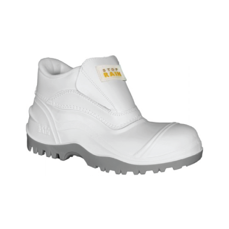 Botas em Poliéster e PVC S4 Aço SRA nº 39 Branca CHEMITOOL SAFETY
