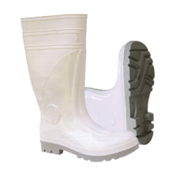 Botas em Poliéster e PVC S4 Aço SRA nº 37 Branca CHEMITOOL SAFETY