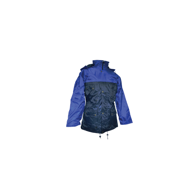 PARKA BICOLOR NYLON REVESTIDO A PVC