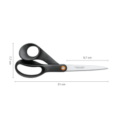 Tijeras Universales Functional Form Black 21cm FISKARS