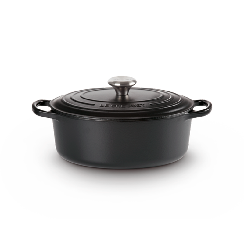 Cocotte Oval 35cm Preto Mate - Evolution Cocotte Oval 35cm Preto Mate - Evolution