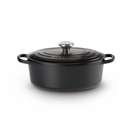 Cocotte Oval 35cm Preto Mate - Evolution