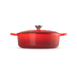 Cast Iron Risotto Pot 30cm Cerise