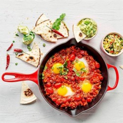 Frying Pan Skillet 26cm Cerise