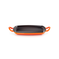 Shallow Rectangular Grill 30cm Volcanic