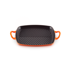 Shallow Rectangular Grill 30cm Volcanic