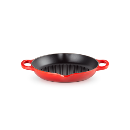 Grelha Redonda Alta 25cm Cereja