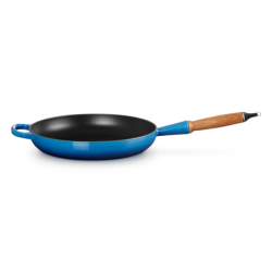 Frigideira Baixa com Pega de Madeira 28cm - Azure