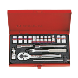 KING TONY 1/4' Socket Set Inch Size 18 (un.) 2019SR