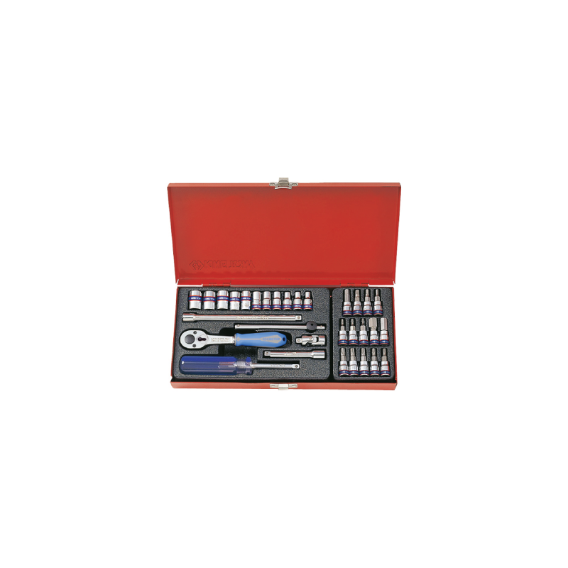 KING TONY 1/4' Socket Set Metric Size 31 (un.) 2031MR KING TONY 1/4' Socket Set Metric Size 31 (un.) 2031MR