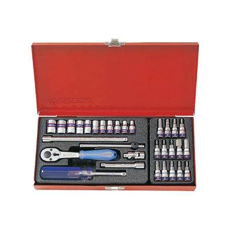 KING TONY 1/4' Socket Set Metric Size 31 (un.) 2031MR