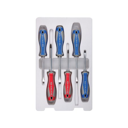 KING TONY Slotted and PHILLIPS® Screwdriver Set 31216MR - 6 (un.)