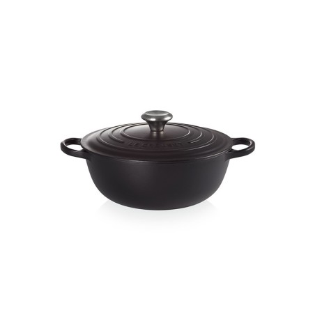 Caçarola Marmita Gourmet 26cm Preto Fosco - Signature