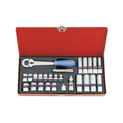 KING TONY 3/8' Socket Set 26 (un.) 3527MR