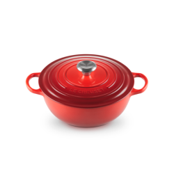 Caçarola Marmita de Ferro Fundido 26cm Cereja