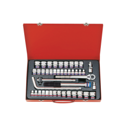 KING TONY 1/2' Socket Set with Accessories 43 (un.) 4044CR
