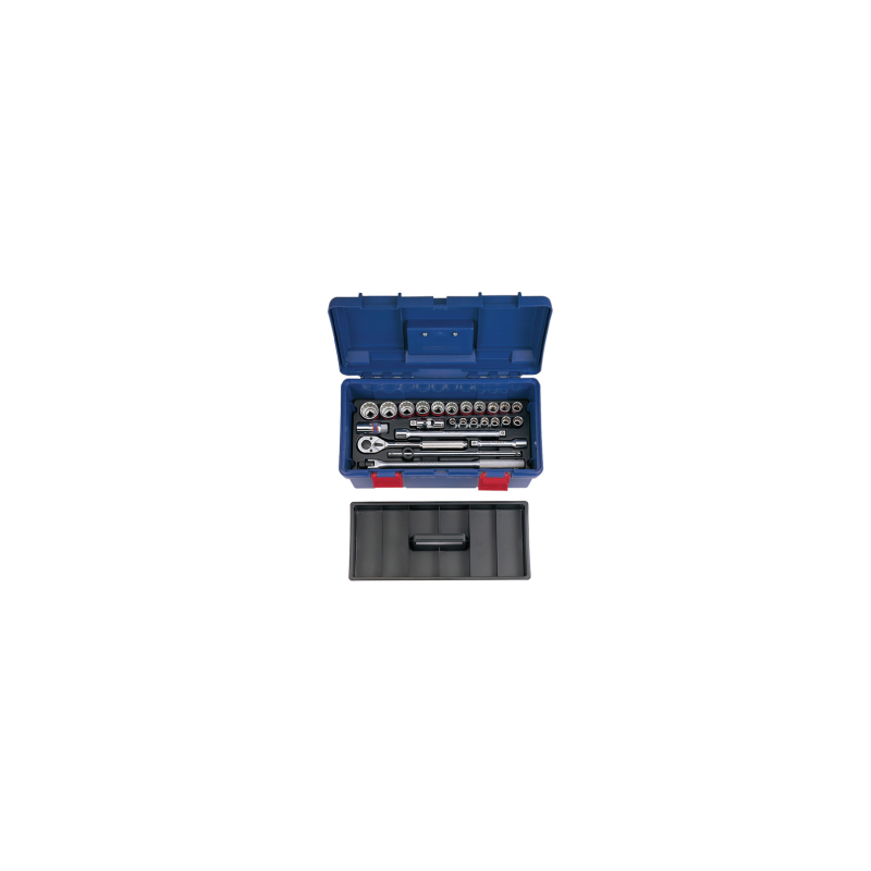 KING TONY 1/2' Socket Set with Accessories 25 (un.) 41026SR