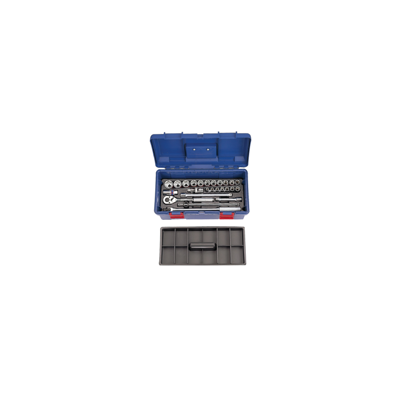 KING TONY 1/2' Socket Set with Accessories 25 (un.) 41526SR KING TONY 1/2' Socket Set with Accessories 25 (un.) 41526SR