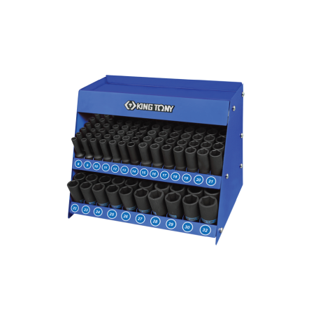 KING TONY 1/2” Hexagon Deep Impact Socket Set 166 (un.)