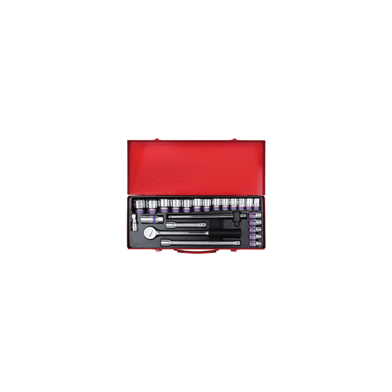 KING TONY 1/2' Socket Wrench Set - 26 (un.)