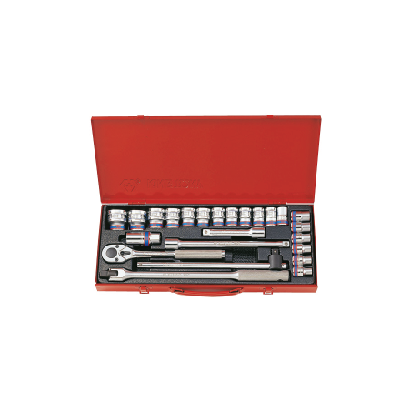 KING TONY 1/2' Socket Set 24 (un.) 4526MR