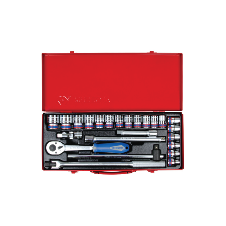 KING TONY 1/2' Socket Set 24 (un.) 4526MR03