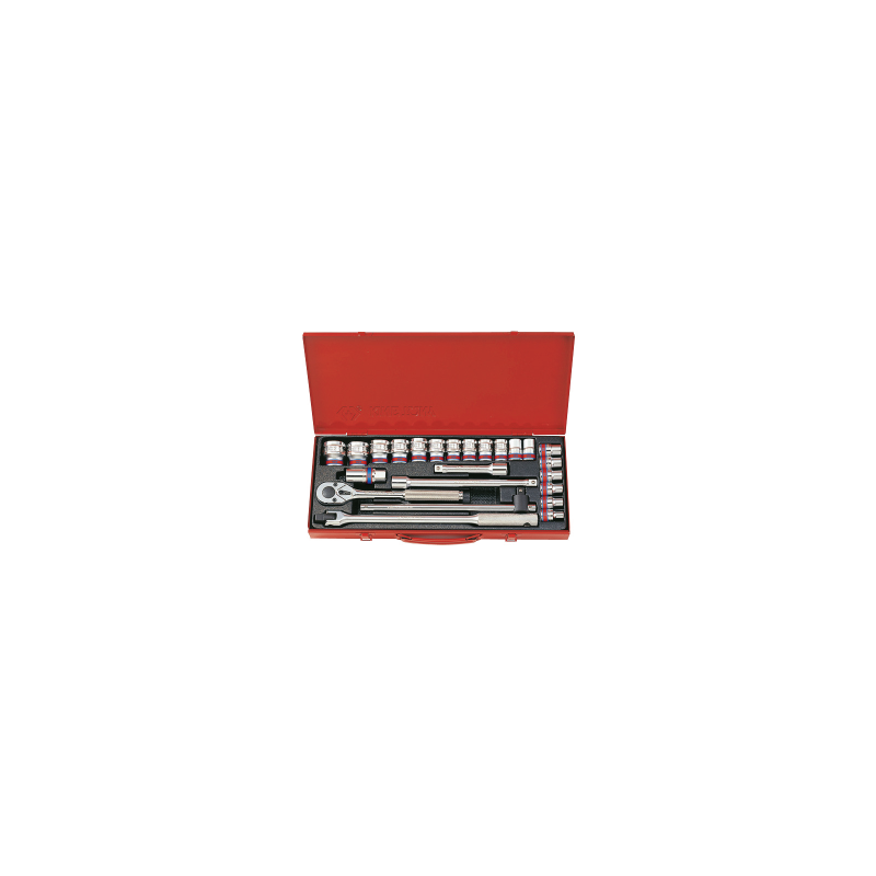 KING TONY 1/2' Socket Set 24 (un.) 4526SR