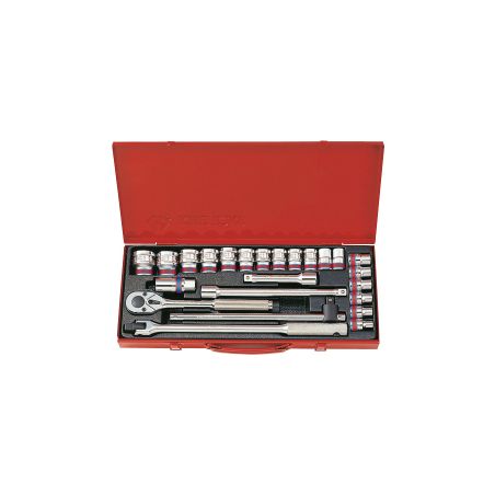 KING TONY 1/2' Socket Set 24 (un.) 4526SR