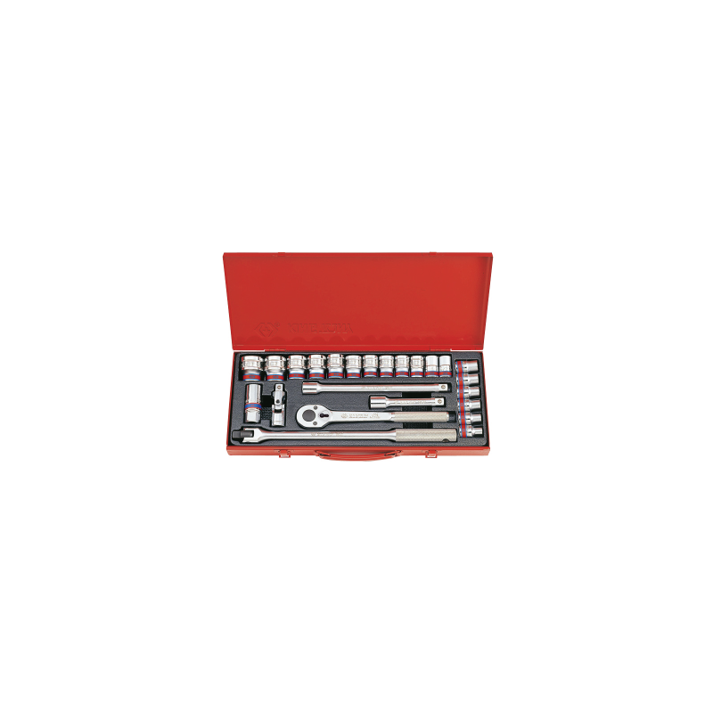 KING TONY 1/2' Socket Set with Accessories 24 (un.) 4532SR KING TONY 1/2' Socket Set with Accessories 24 (un.) 4532SR
