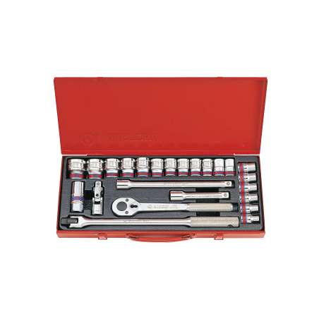 KING TONY 1/2' Socket Set with Accessories 24 (un.) 4532SR