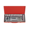 KING TONY 1/2' Socket Set with Accessories 24 (un.) 4532SR