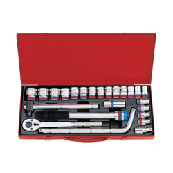 KING TONY 1/2' Socket Set 24 (un.) 4533SR