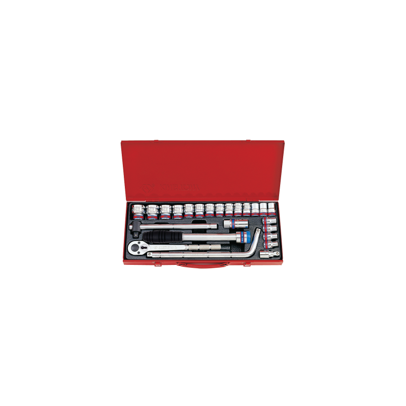 KING TONY 1/2' Socket Set 24 (un.) 4533SR KING TONY 1/2' Socket Set 24 (un.) 4533SR