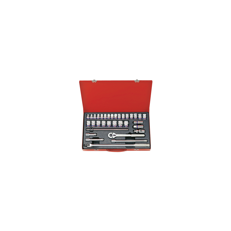 KING TONY 1/2' Socket Set with Accessories 33 (un.) 4534MR KING TONY 1/2' Socket Set with Accessories 33 (un.) 4534MR