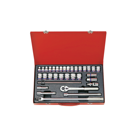 KING TONY 1/2' Socket Set with Accessories 33 (un.) 4534MR
