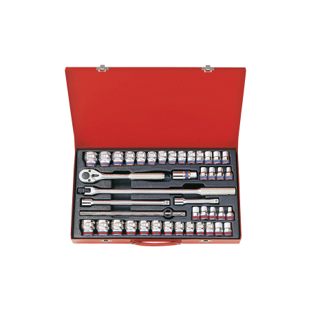 KING TONY 1/2' Socket Set with Accessories 42 (un.) 4542CR